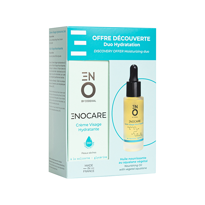 Coffret ENOCARE crème visage+ Huile nourissante Visage -  Codexial
