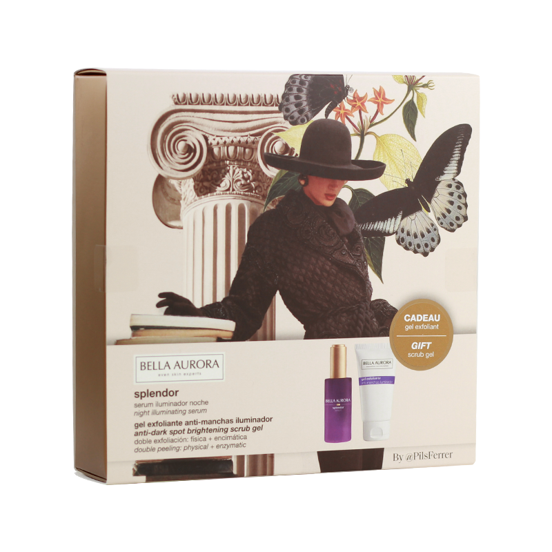 Coffret Serum Splendor Illum Nuit+Gel Exf. Anti taches - BELLA AURORA
