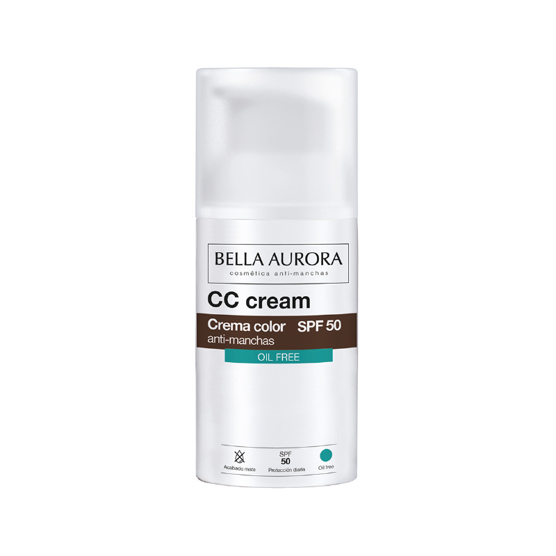CC cream anti-taches sans huile SPF50+