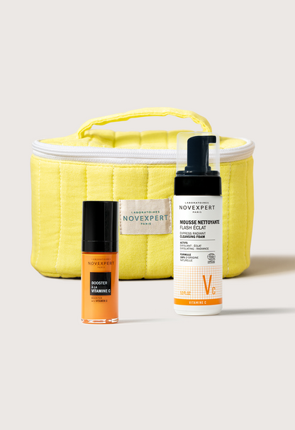 Offre Spéciale Booster Vitamine C : Mousse Flash Éclat -50% + Trousse Cadeau