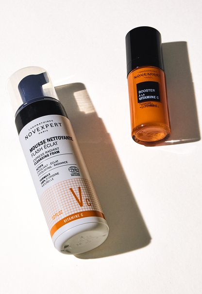 Offre Spéciale Booster Vitamine C : Mousse Flash Éclat -50% + Trousse Cadeau