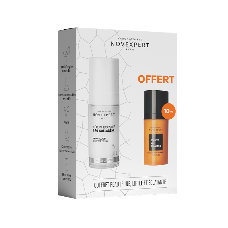Coffret Booster Pro Collagene+Mini Booster Vit C - NOVEXPERT