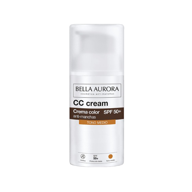 CC crème anti-taches SPF50 Teinte Medium- Bella Aurora
