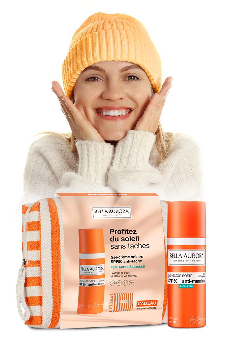 Ecran Solaire SPF 50+ + Trousse coton Rayée